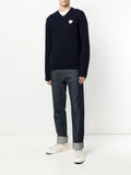 Comme Des Garçons Play v-neck jumper