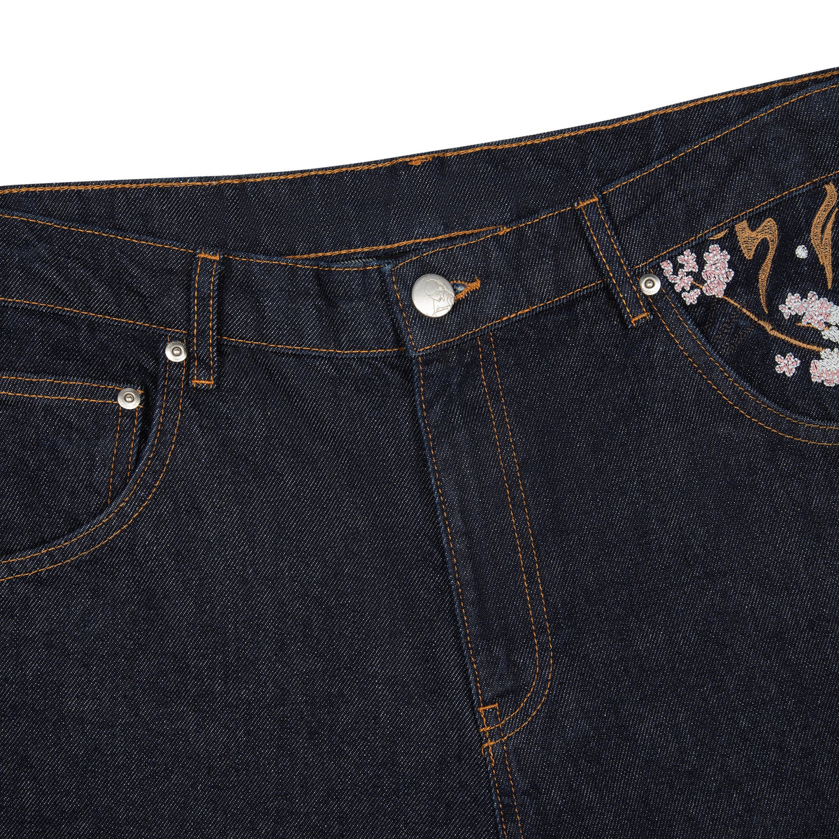 "yakuza" raw Denim blue