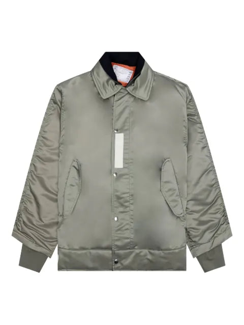 sacai pocketed bomber jacket