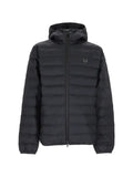Fred Perry quilted hooded puffer jacket