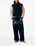 ICECREAM logo-patch varsity jacket