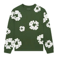 Denim Tears Long Sleeve CottonWreath T-shirt Green